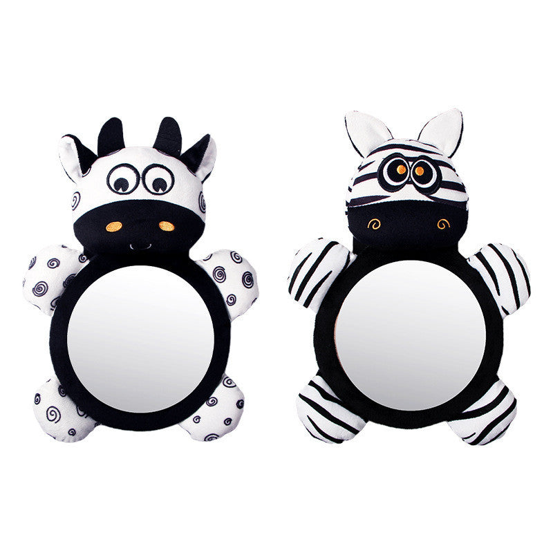 Children Observe Car Rearview Mirror Toy