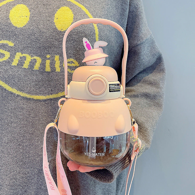 Student Sports Kettle Children Cartoon Cute Large Capacity