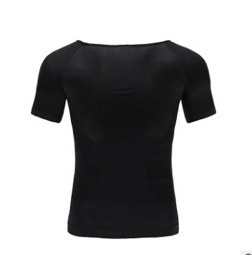 Hombre de compresión torácica de T camisa Fitness héroe Belly Buster té para adelgazar