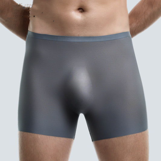 Ice Silk Lengthening Sports Summer Shorts