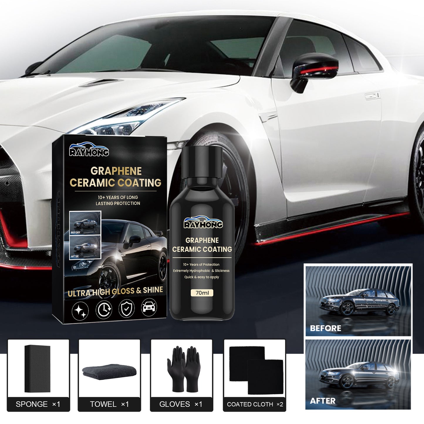 Automobile Graphene Ceramic Coating Curing Paint