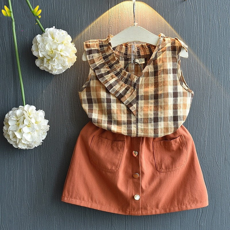 Conjuntos de ropa de verano para niñas y bebés