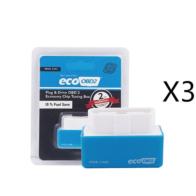Enchufe y juego ECOOBD2 gasolina coche ahorro de combustible ECO OBD2 conductor