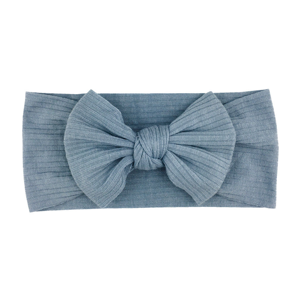16-color Elastic Thread Single Layer Children Wide-edge Bow Baby Hair Band