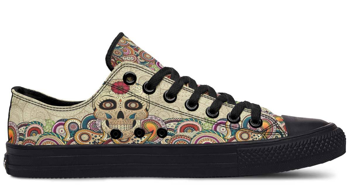 Fashion Print Couple Low-Top Canvas Shoes