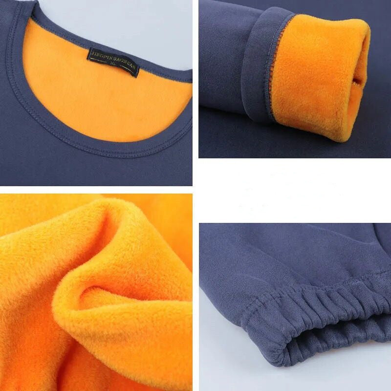 Round Neck Thermal Underwear Leggings