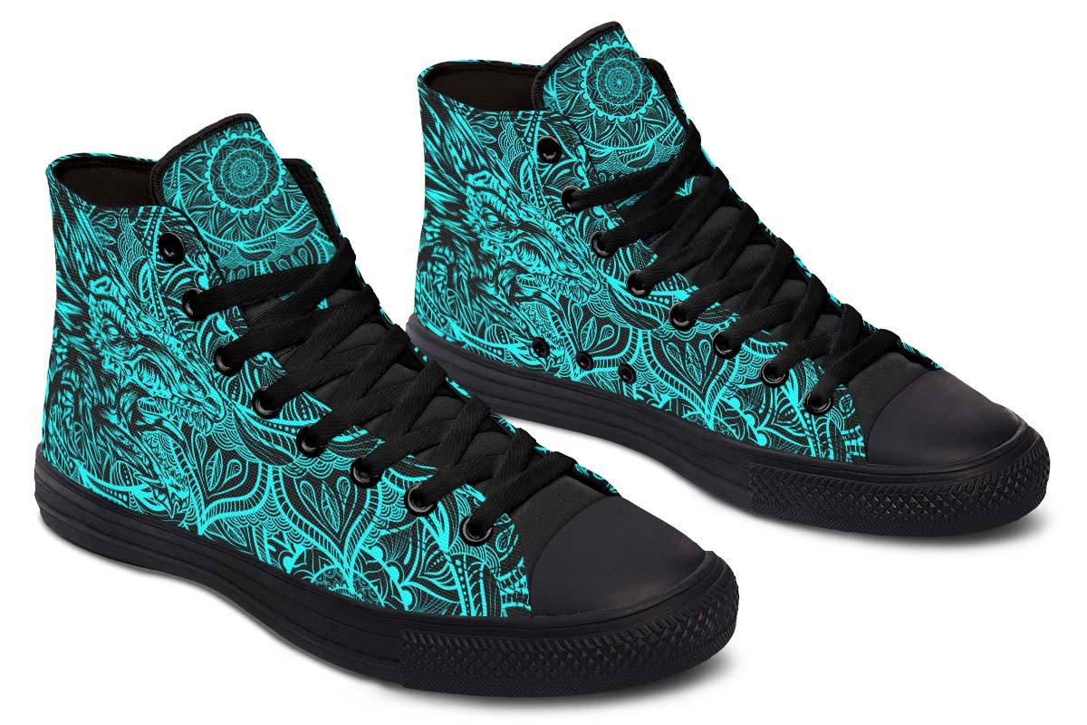 Customized Colorful Fashion High-top Canvas Shoes