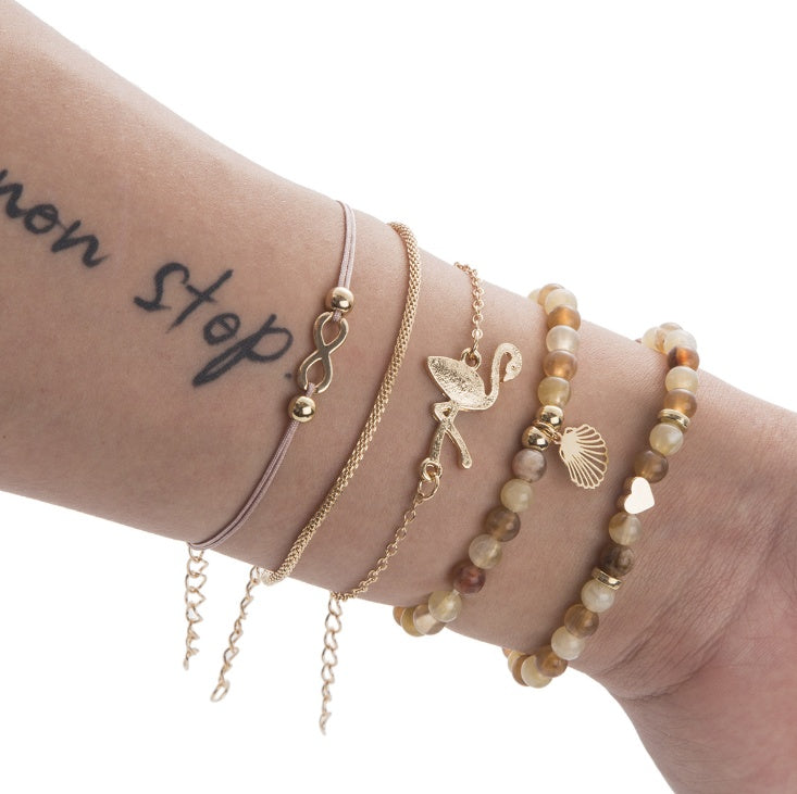 Pulsera de cadena de cuentas