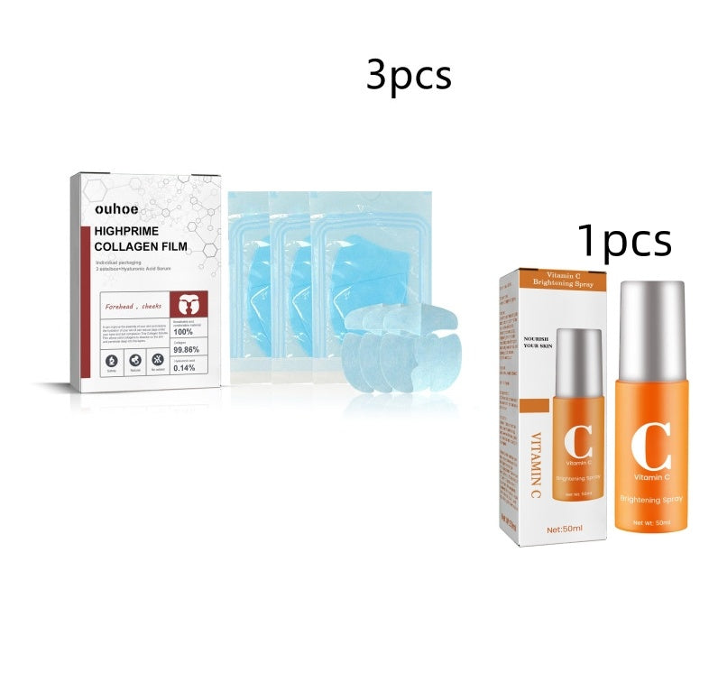 Collagen Film Fade Wrinkles Skin Plump Moisturizing Eye Skin Rejuvenation Film