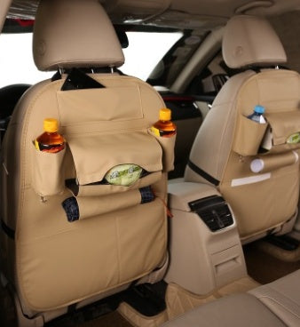 Caja de almacenamiento de suministros de coche caja de almacenamiento de asiento de coche caja de almacenamiento de cuero