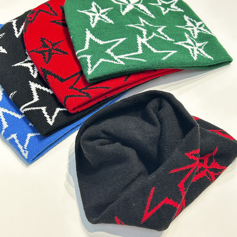 Men's Retro Star Niche Wool Hat
