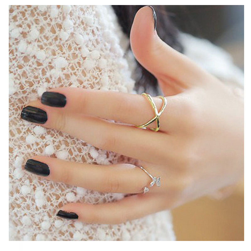 Crisscross joint ring