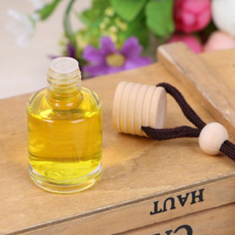 Car Air Freshing Agent Glass Bottle Aromatherapy Automobile Hanging Ornament