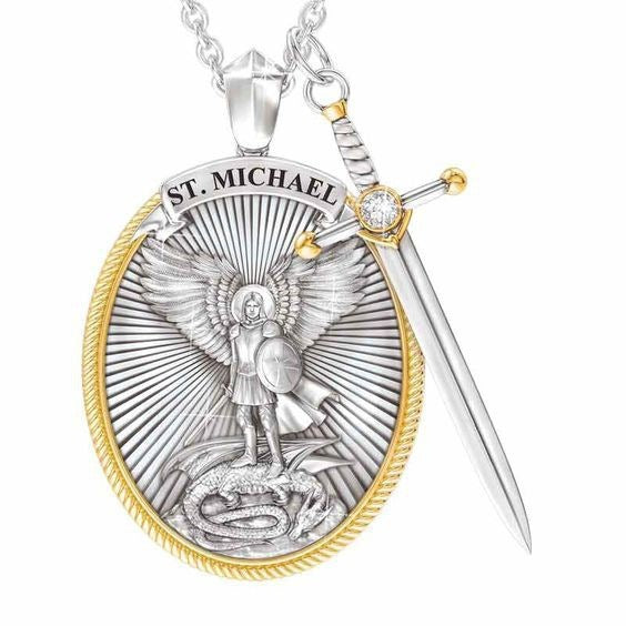 Creative Round Shield Alloy Pendant