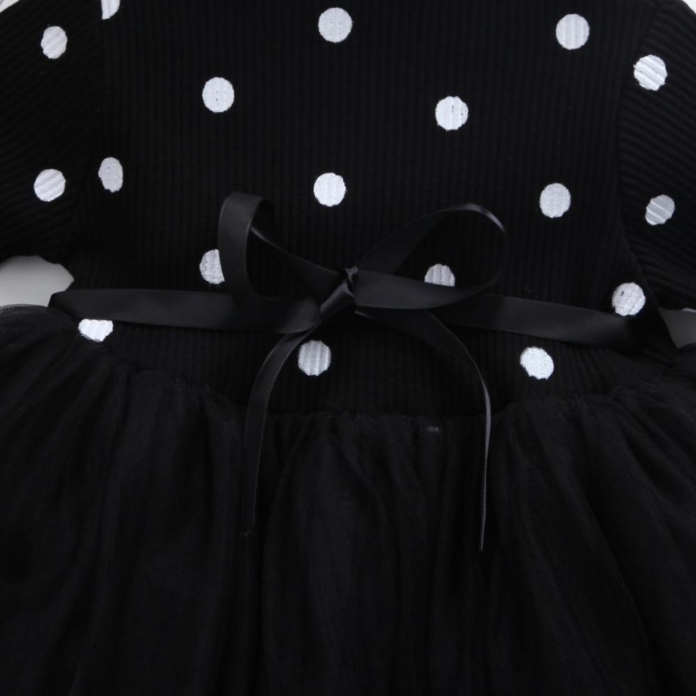 Vestido de niñas con lazo de cuerda flotante
