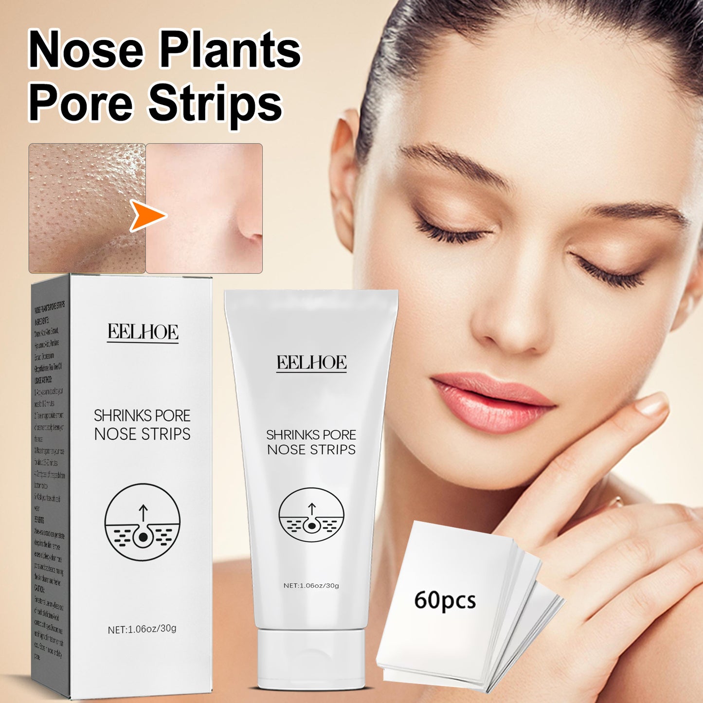 Nose Cleansing Pores Blackhead Acne Oil T-zone Care Kit
