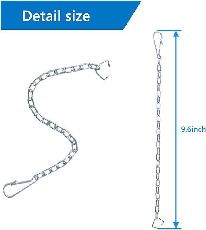 10 Pcs Toilet Handle Chain, Universal Toilet Stopper Flapper Chain Replacement Kit, Stainless Steel Toilet Flush Flapper Arm Lift Chain For Most Toilet Flappers