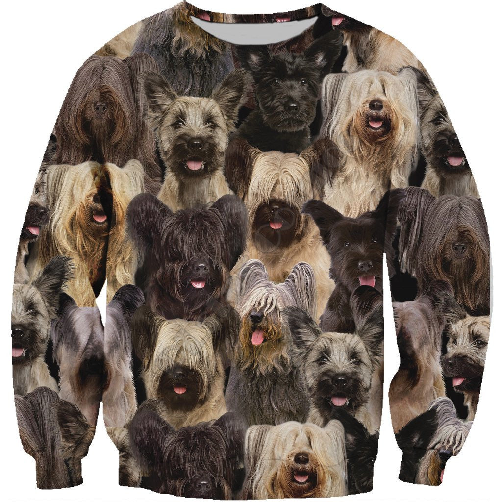 3D Digital Print Dog Thermal Top