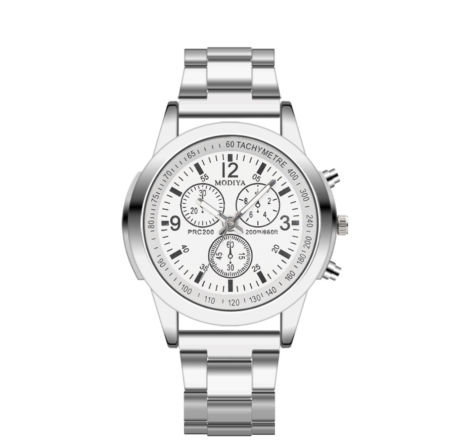 Reloj de banda de acero de regalo Blu-ray