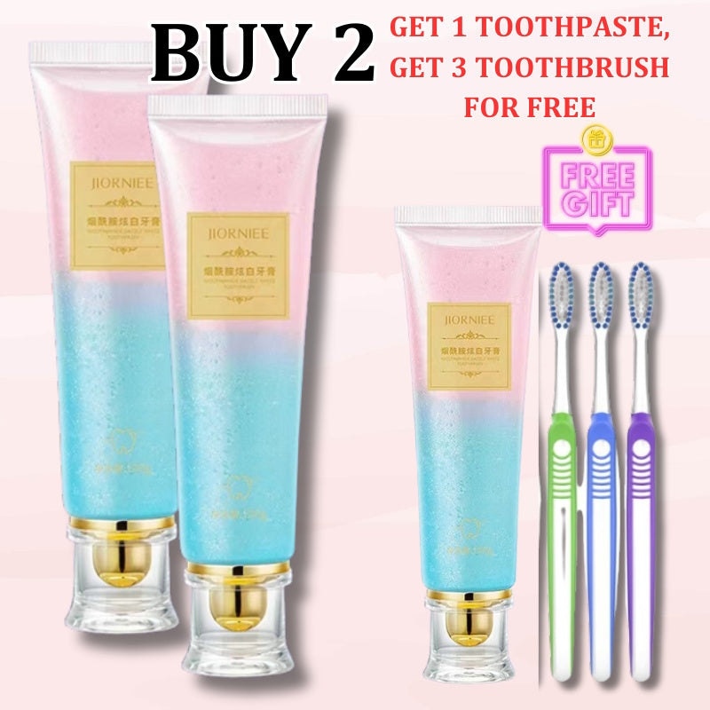 Nicotinamide Dazzle White Toothpaste, 2024 New Dazzling White Toothpaste, Niacinamide Whitening Toothpaste, Toothpaste  Breath Niacinamide, Whitening Toothpaste