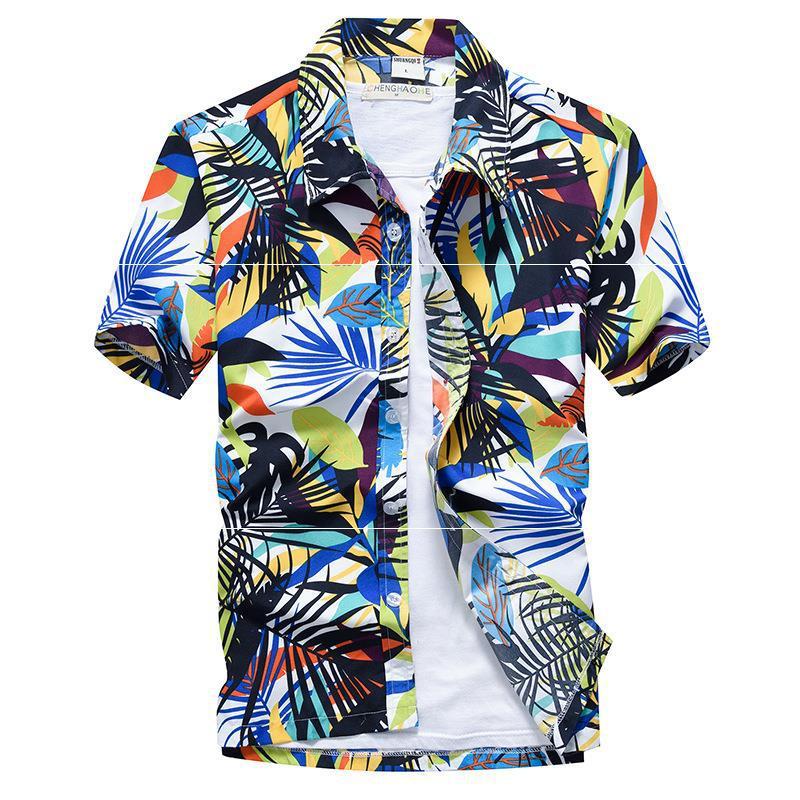 Man in a five-sleeved shirt