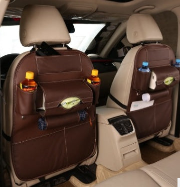 Caja de almacenamiento de suministros de coche caja de almacenamiento de asiento de coche caja de almacenamiento de cuero
