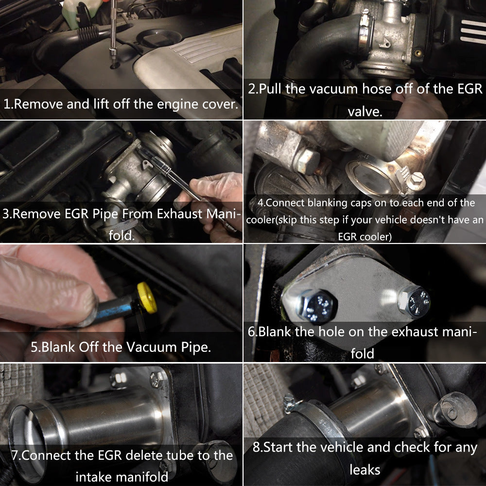 Automobile Modification Exhaust Gas Circulation Dismantling Pipe