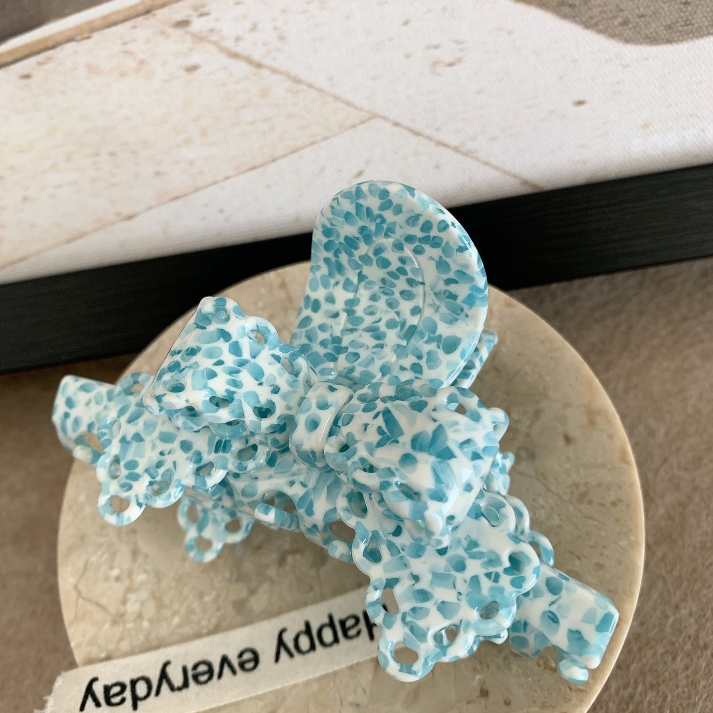 Acetate Lace Bow Barrettes Sweet Temperament Girl