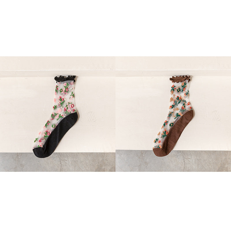 Women's Fashion Personality Crystal Glass Stockings