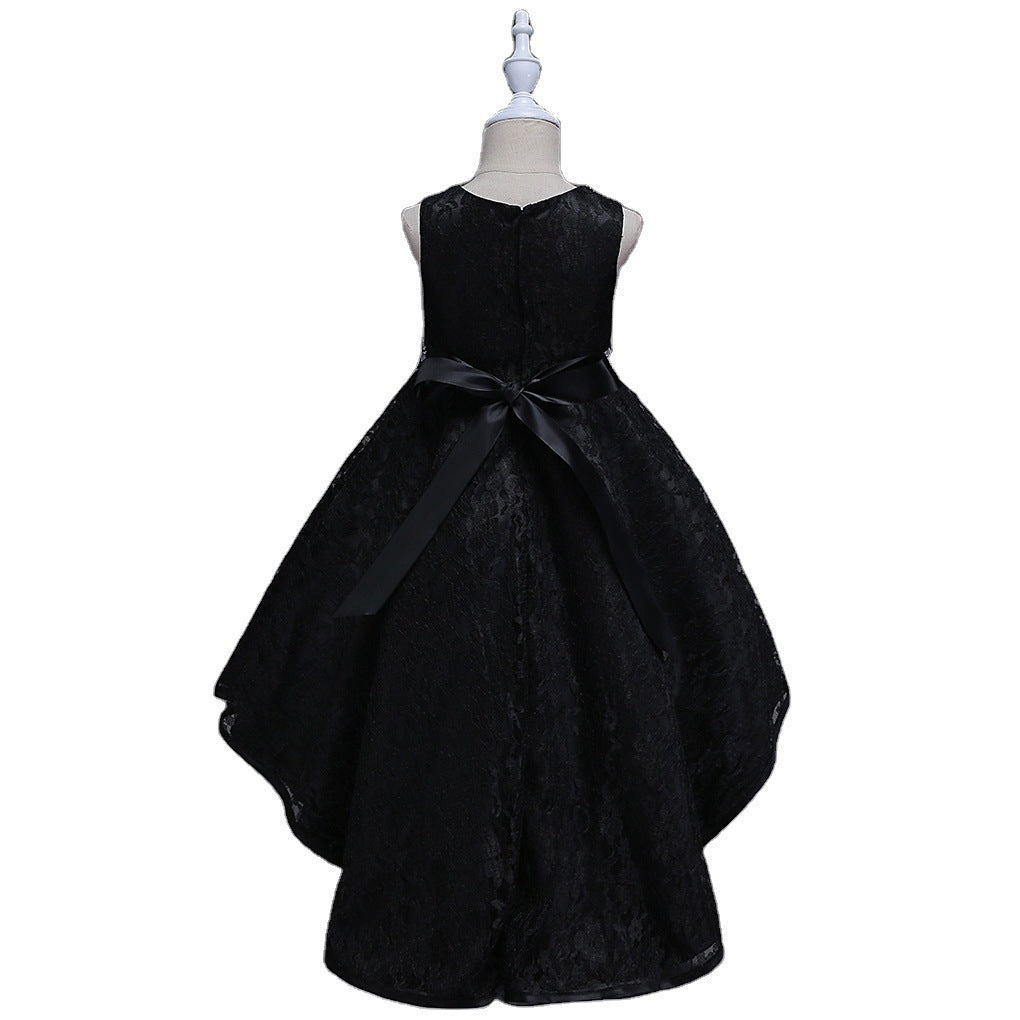 Middle And Big Children Trailing Skirt Girls' Lace Princess Dress