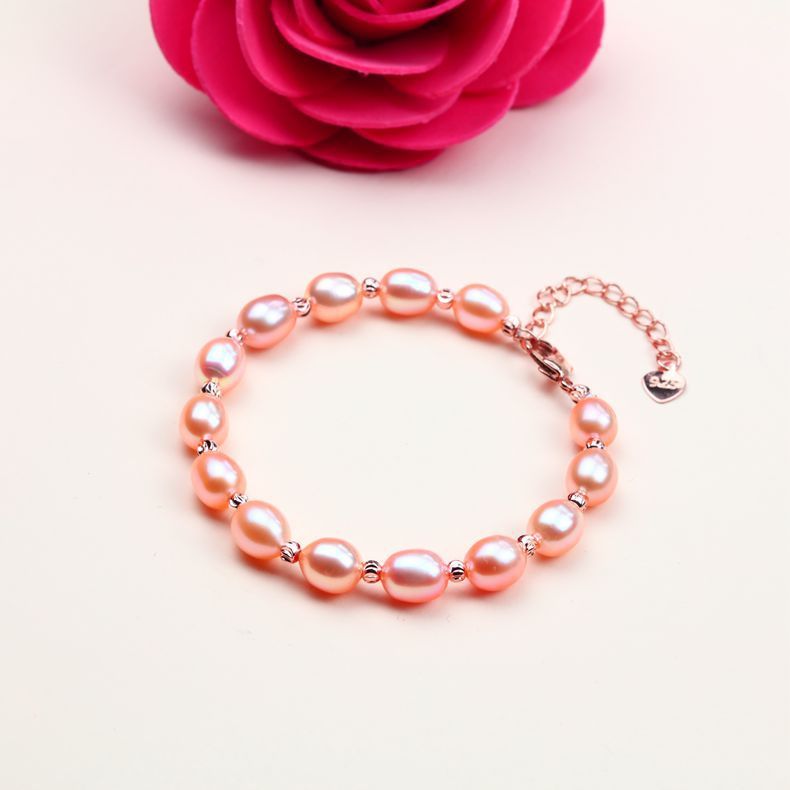 Pulsera de moda pulsera de tendencia de perlas de agua dulce