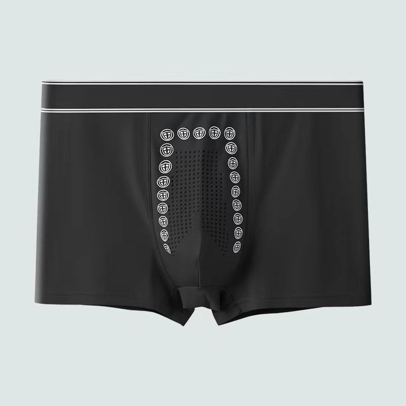 Men's Underwear Pure Cotton Graphene Antibacterial Particles Breathable Absorbent Loose Boxers
