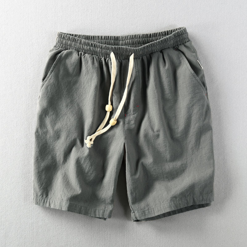 Summer Men's Thin Casual Linen Shorts
