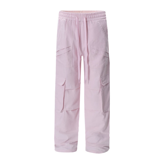 Stylish Multi-pocket Workwear Trousers For Men