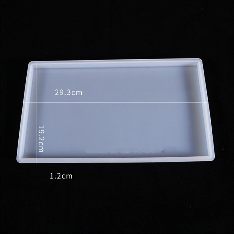 Diy Material Drop Glue Swing Table Base Tray Pressure Mud Plate Silicone Mold Handmade