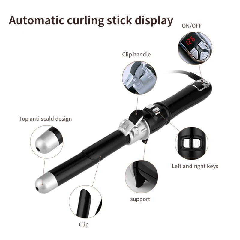LCD Temperature Controlled Automatic Hair Curler