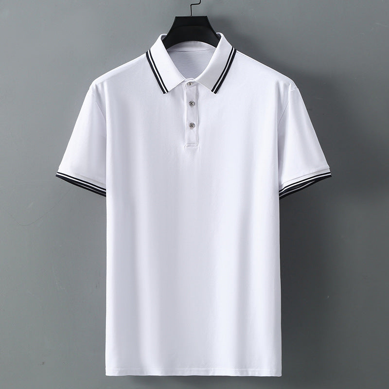 Loose Casual Short-sleeved T-shirt Plus-sized Plus-sized Base Shirt Fat Man