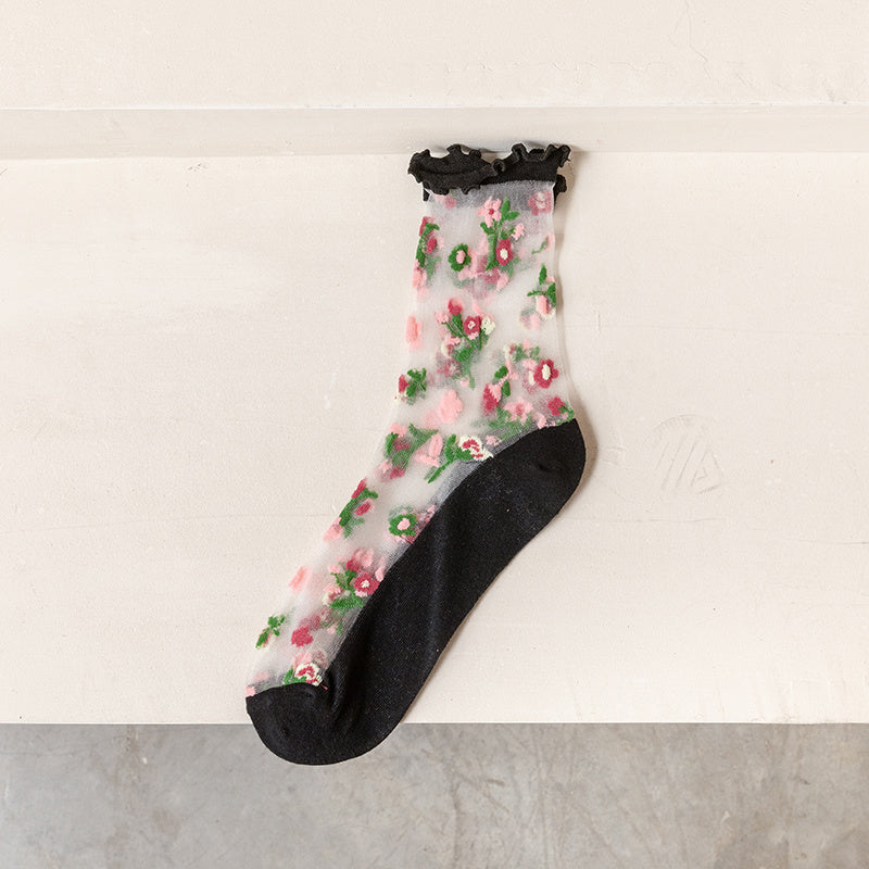 Women's Fashion Personality Crystal Glass Stockings