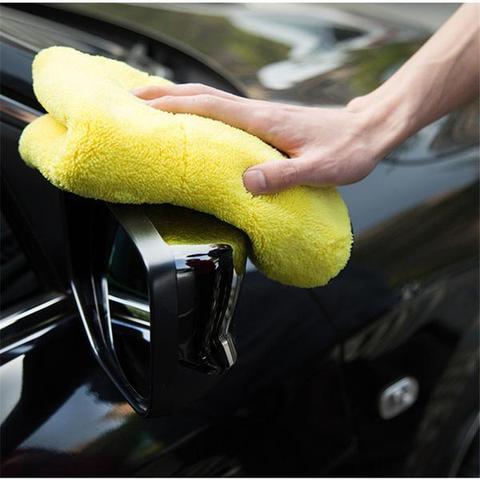 Toalla de limpieza de dos lados para coche de doble uso