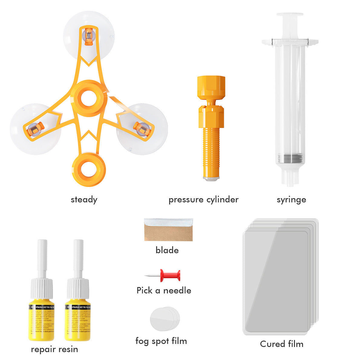 Front Windshield Windshield Repair Liquid Crack Car Glass Repairing Liquid Automobile Glass Repair Tool