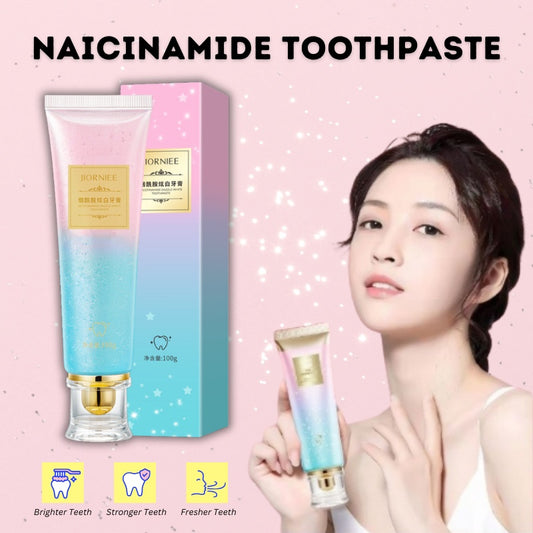 Nicotinamide Dazzle White Toothpaste, 2024 New Dazzling White Toothpaste, Niacinamide Whitening Toothpaste, Toothpaste  Breath Niacinamide, Whitening Toothpaste