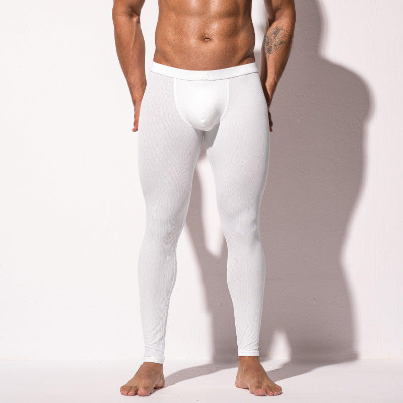 Youth Long Solid Bottomed Thermal Pants