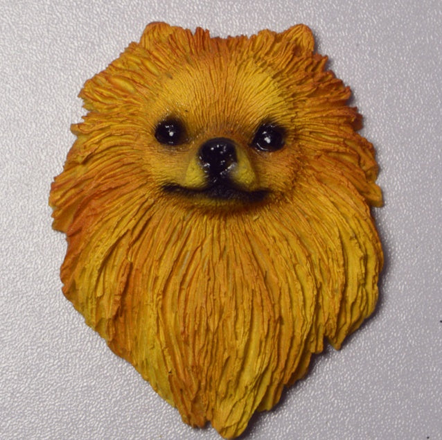 Dog Head Magnetic Refrigerator Magnet Decoration