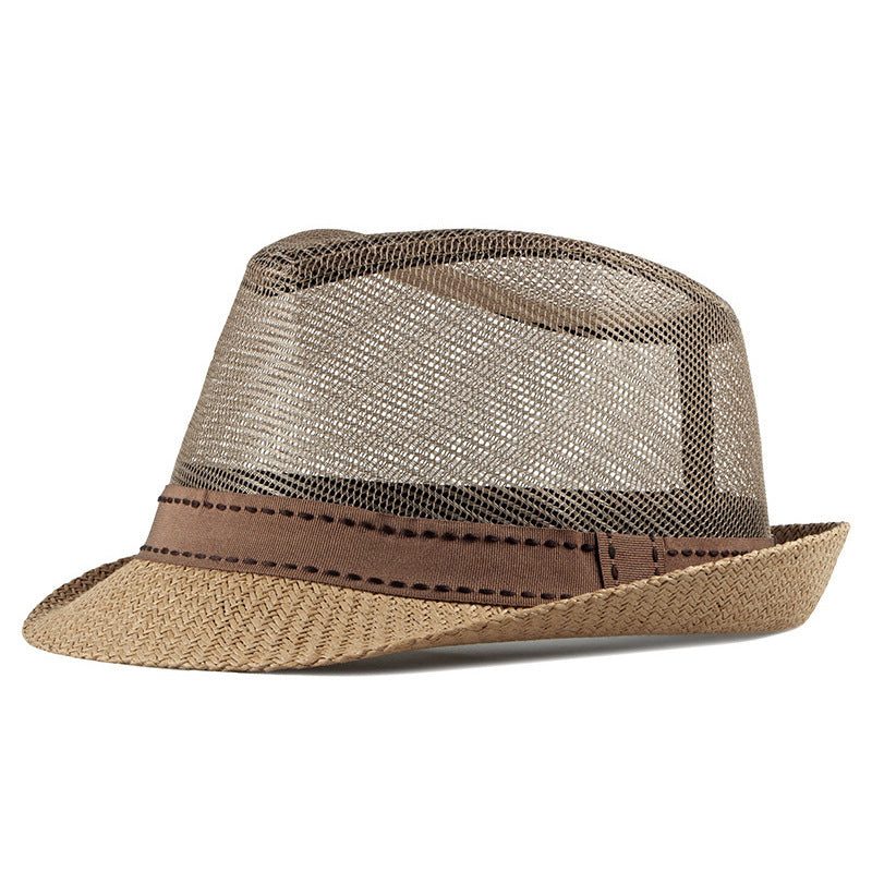Men's Summer Breathable Mesh Straw Hat