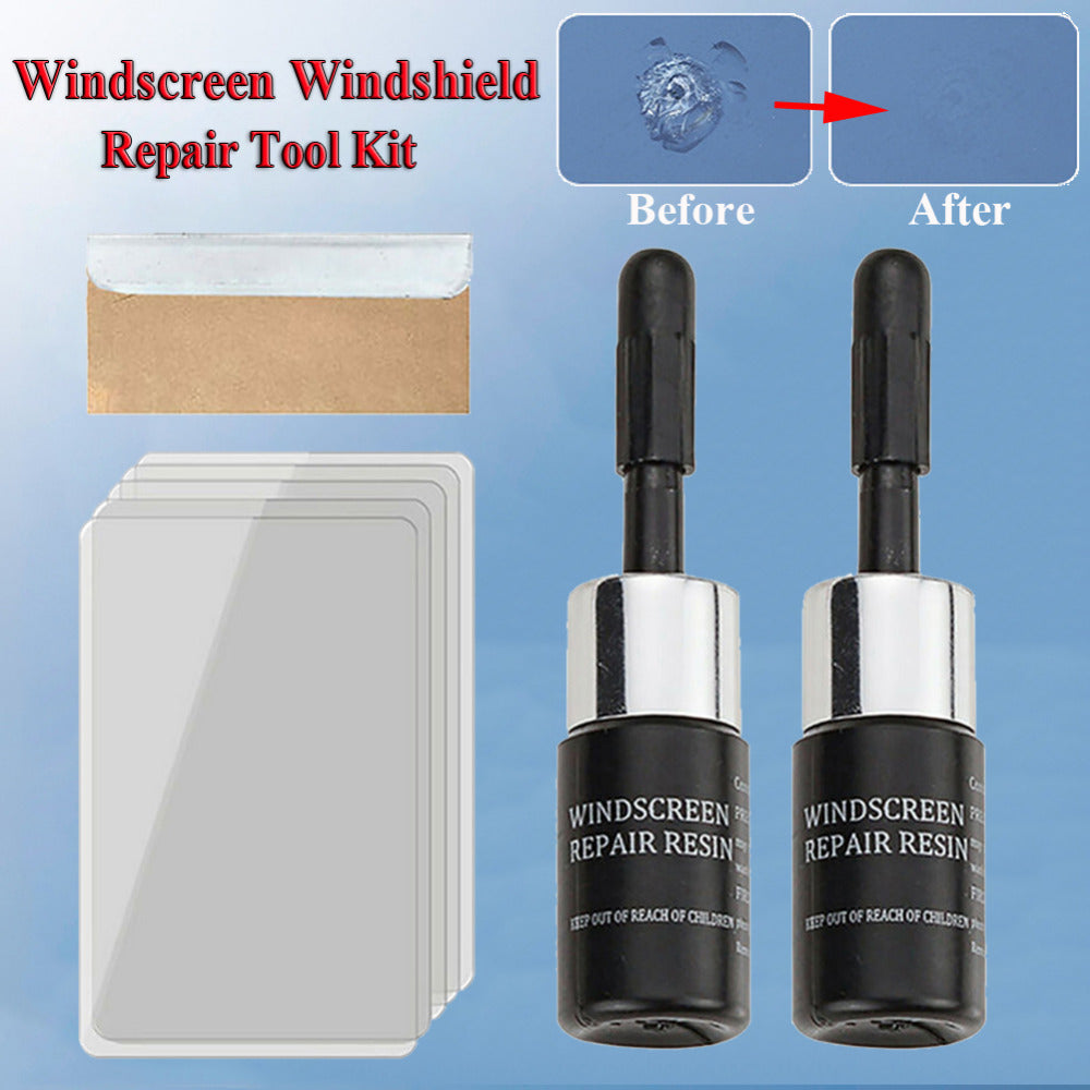 Automobile glass repair tool front windshield