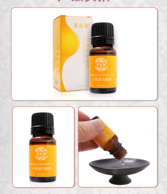 Breast massage and breast care essential oil