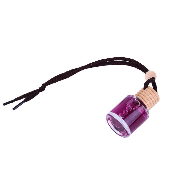 Car Air Freshing Agent Glass Bottle Aromatherapy Automobile Hanging Ornament