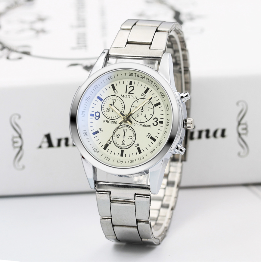 Reloj de banda de acero de regalo Blu-ray