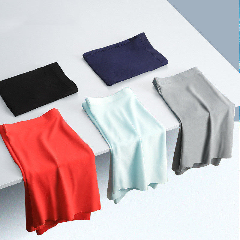 Ice Silk Lengthening Sports Summer Shorts