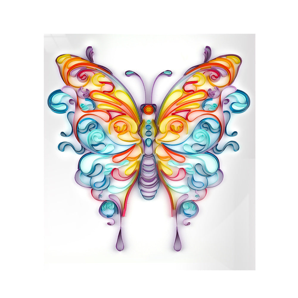 Pintura de papel acolchado artesanías creativas hechas a mano